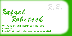 rafael robitsek business card
